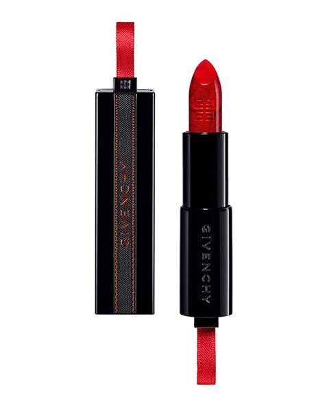 givenchy night in red|Givenchy interdit lipstick.